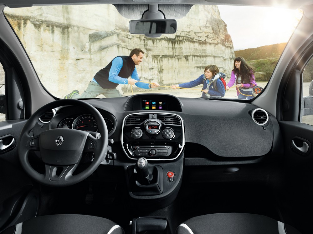 Renault Kangoo 2013 - інтер'єр, передня панель, фото